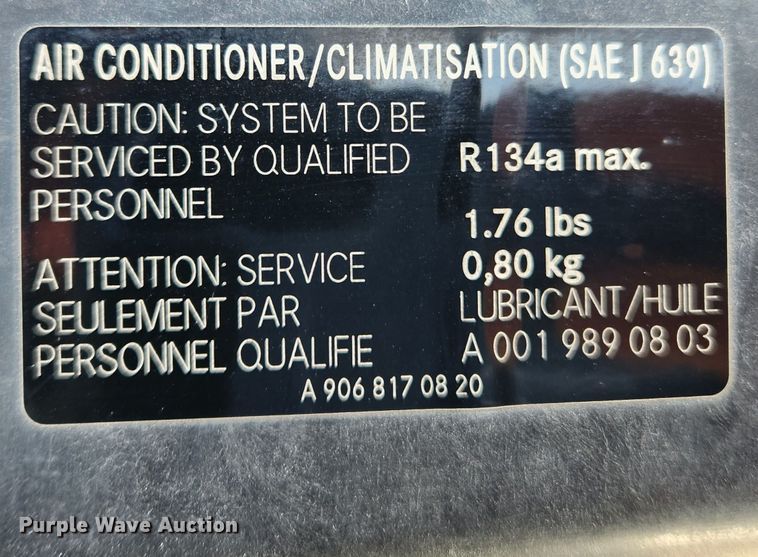 image for item KT9455 2011 Mercedes Benz Sprinter 2500  delivery van