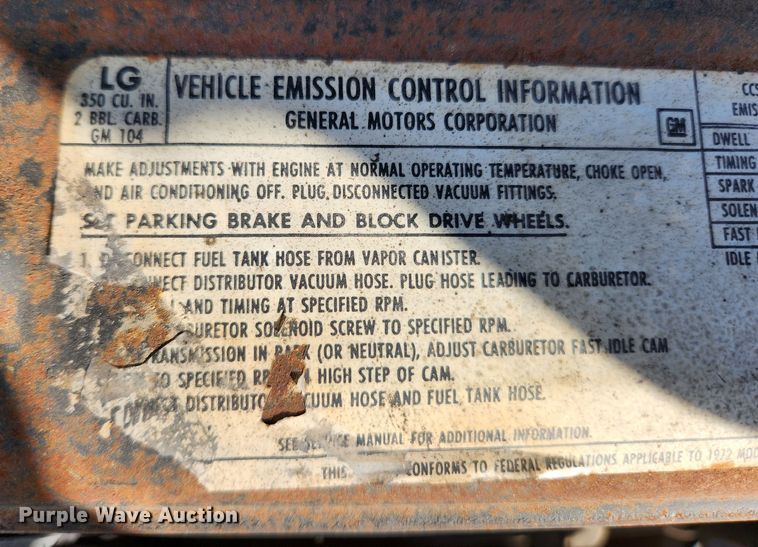 image for item KT9491 1972 Chevrolet Chevelle Malibu