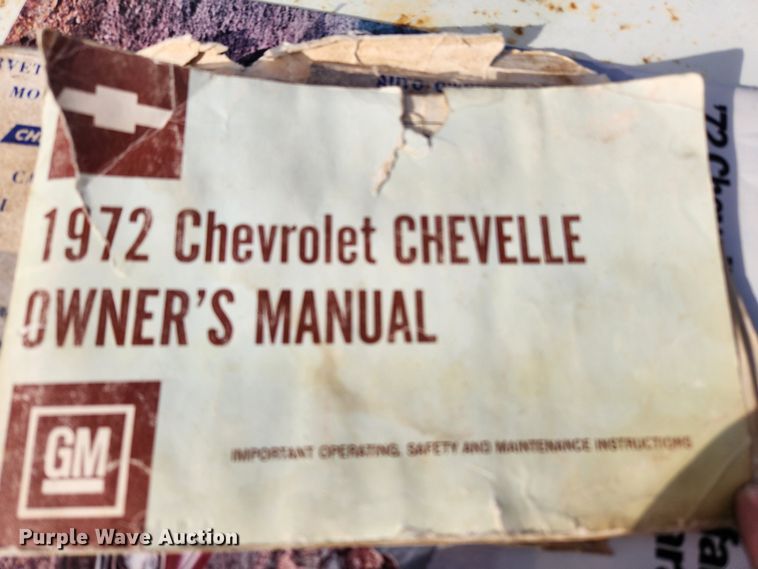 image for item KT9491 1972 Chevrolet Chevelle Malibu