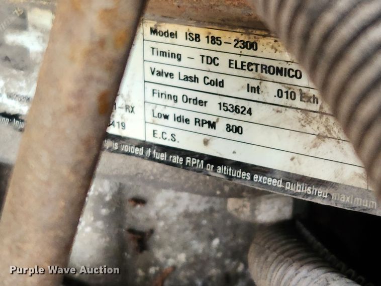 image for item KT9600 2000 Freightliner MT45  delivery van