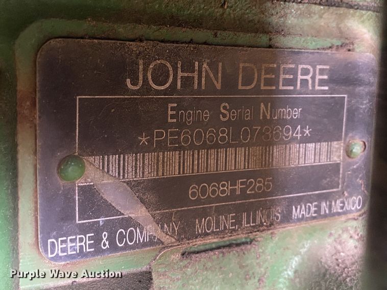 image for item KV9748 John Deere 6068  power unit