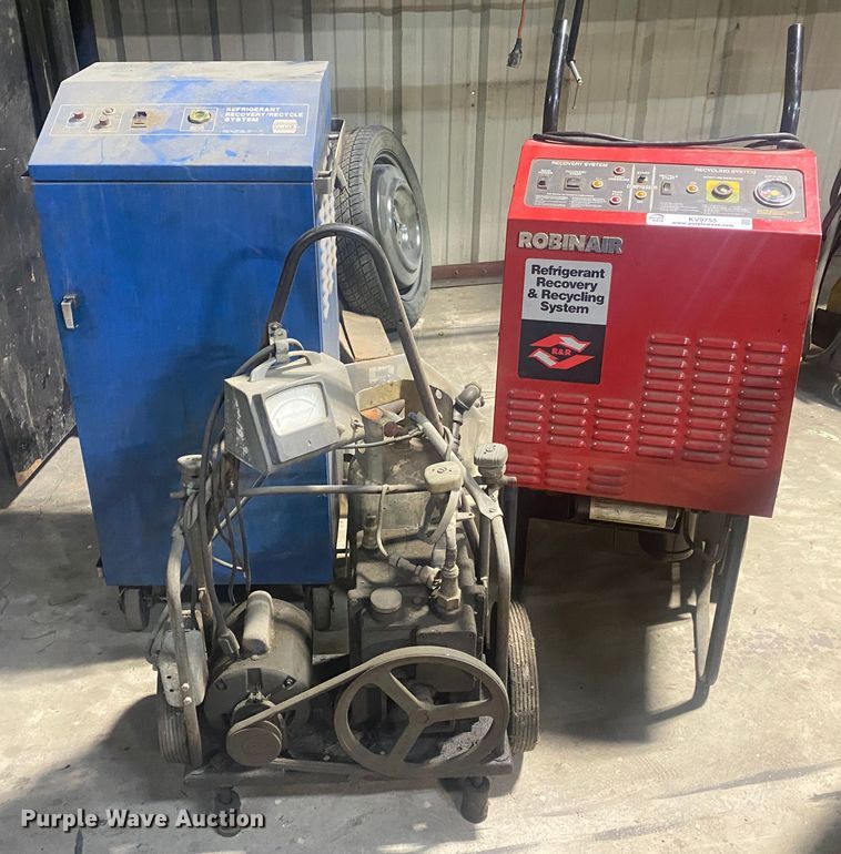 image for item KV9753 (2) refrigerant recovery and recycling systems