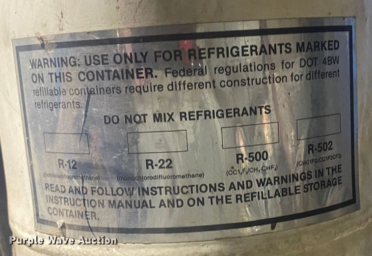 image for item KV9753 (2) refrigerant recovery and recycling systems