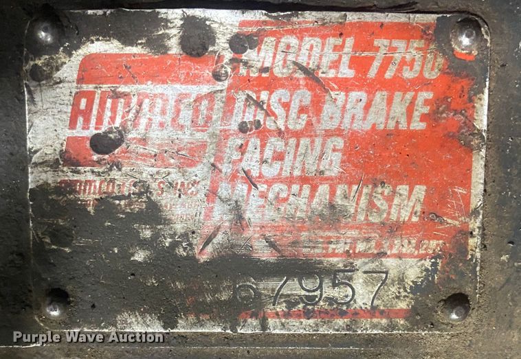 image for item KV9756 Ammco 7750  brake lathe