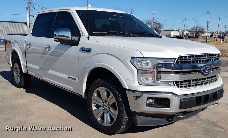 image for item LA9315 2018 Ford F150 Lariat SuperCrew pickup truck