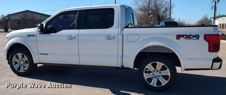 image for item LA9315 2018 Ford F150 Lariat SuperCrew pickup truck