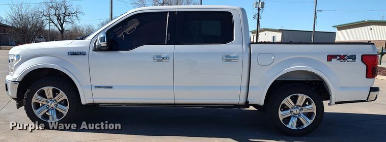 image for item LA9315 2018 Ford F150 Lariat SuperCrew pickup truck