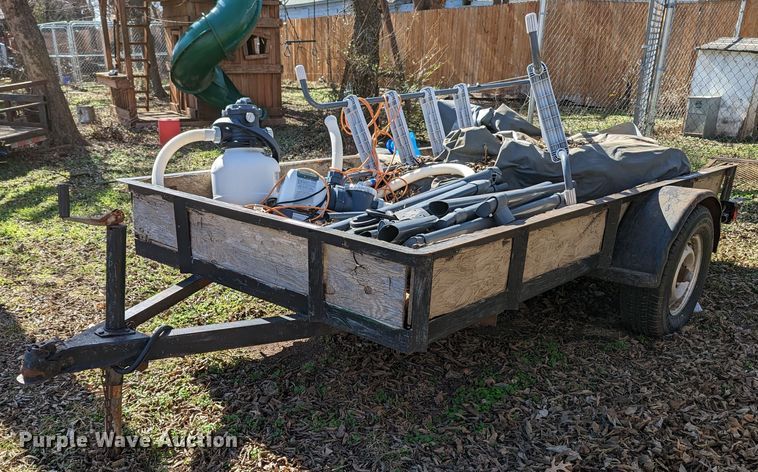 image for item LF9550 Shop built  utility trailer