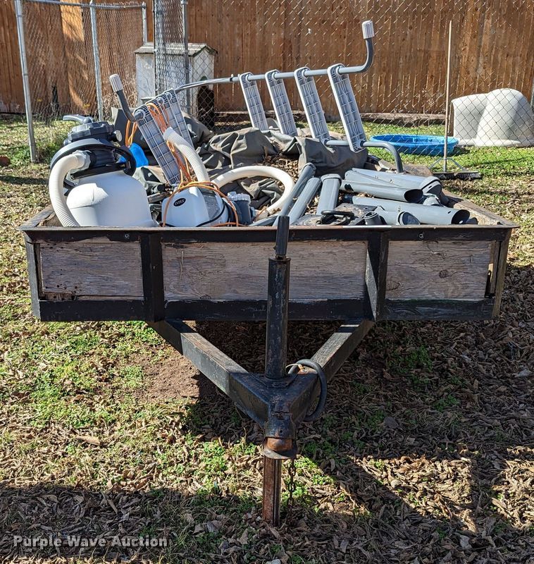 image for item LF9550 Shop built  utility trailer