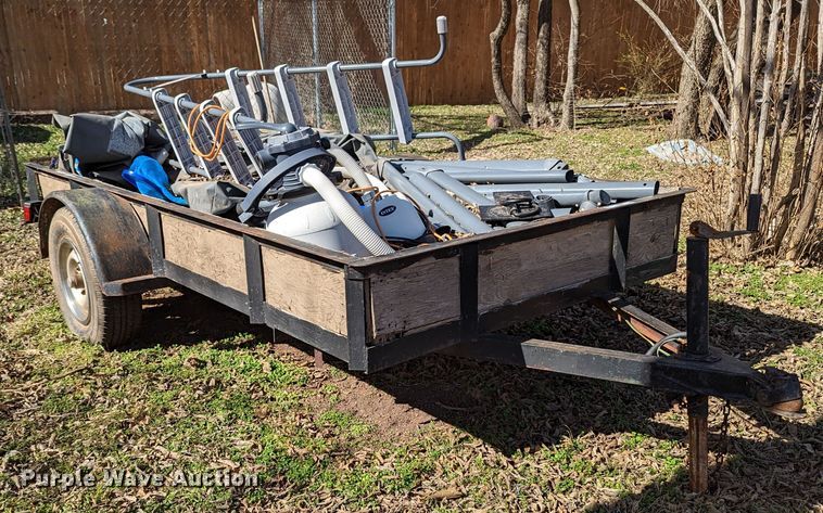 image for item LF9550 Shop built  utility trailer