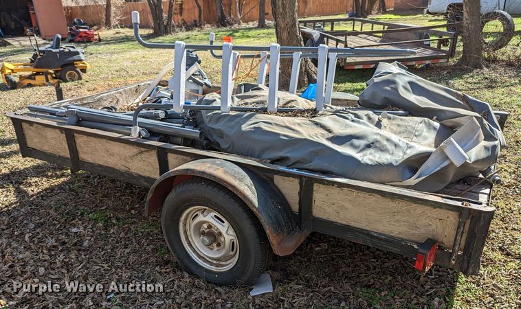 image for item LF9550 Shop built  utility trailer