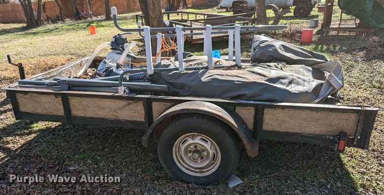 image for item LF9550 Shop built  utility trailer