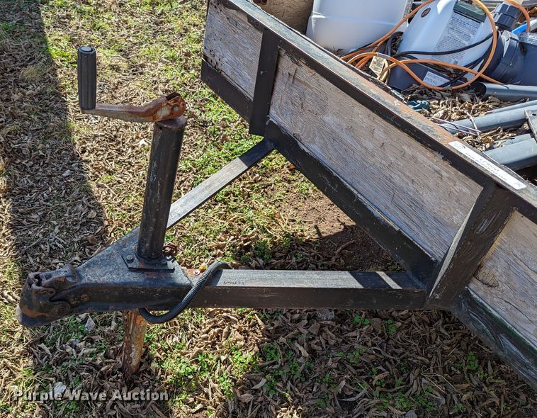 image for item LF9550 Shop built  utility trailer