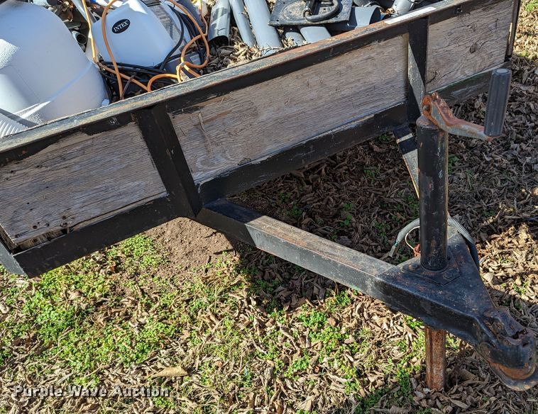 image for item LF9550 Shop built  utility trailer