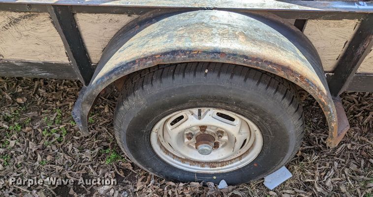 image for item LF9550 Shop built  utility trailer