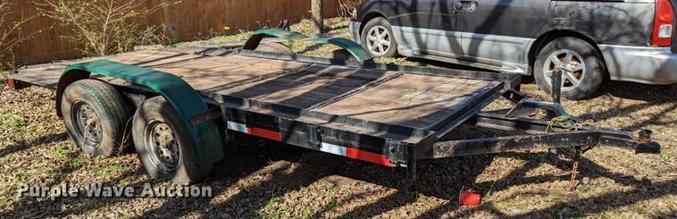 image for item LF9551 Shop built  utility trailer