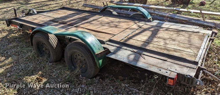image for item LF9551 Shop built  utility trailer