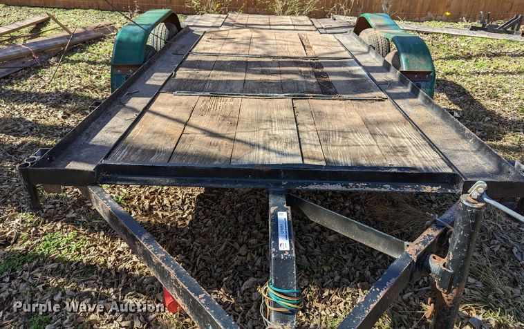 image for item LF9551 Shop built  utility trailer