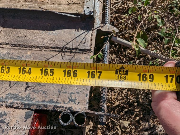 image for item LF9551 Shop built  utility trailer