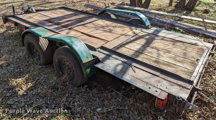 image for item LF9551 Shop built  utility trailer