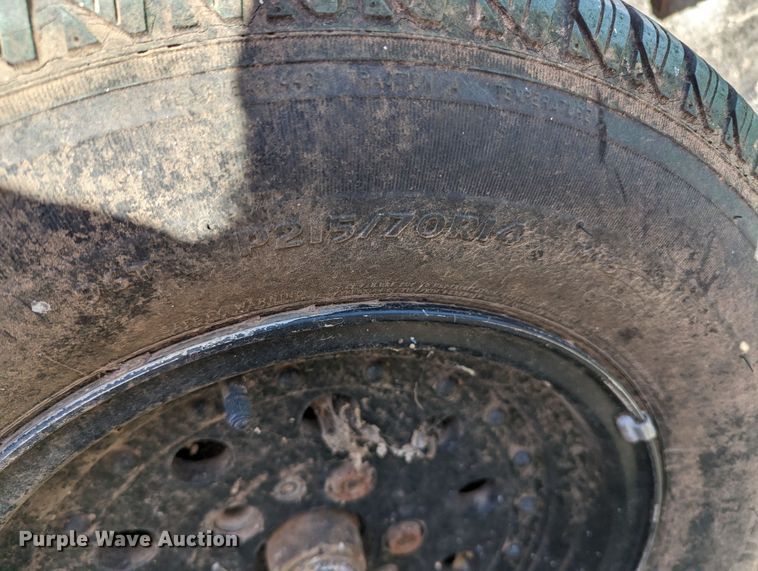 image for item LF9551 Shop built  utility trailer