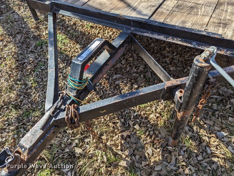 image for item LF9551 Shop built  utility trailer