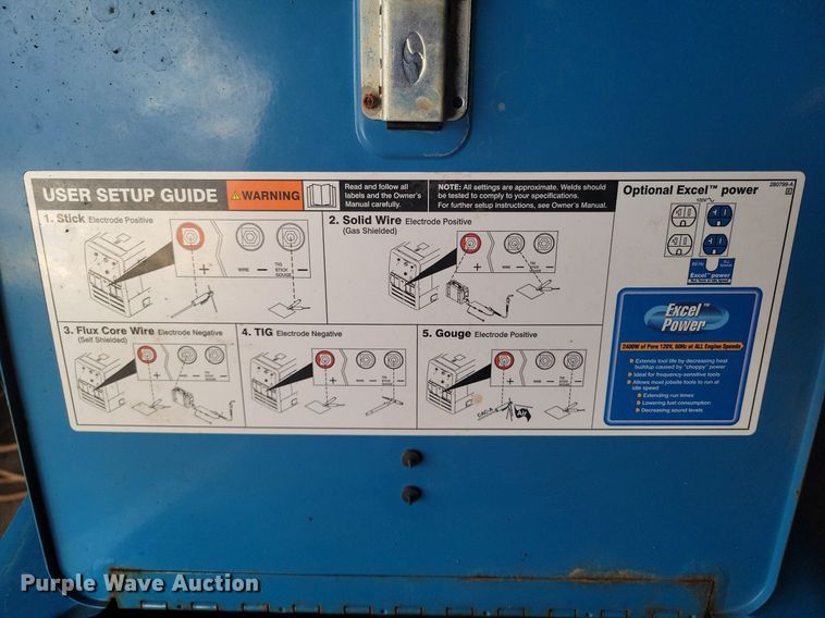 image for item LG9505 Miller Trailblazer 325 EFI  welder/generator