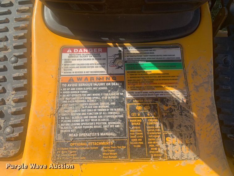 image for item LI9075 Cub Cadet LT1045  lawn mower