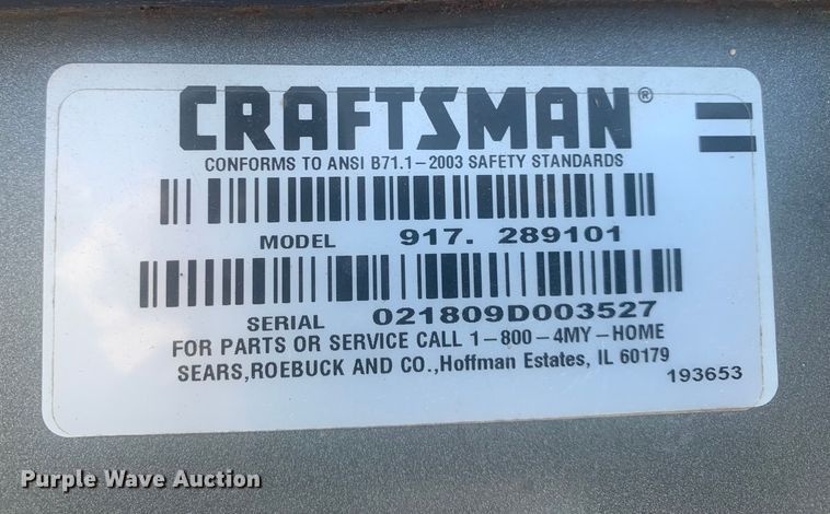 image for item LI9076 Craftsman LTS2000  lawn mower