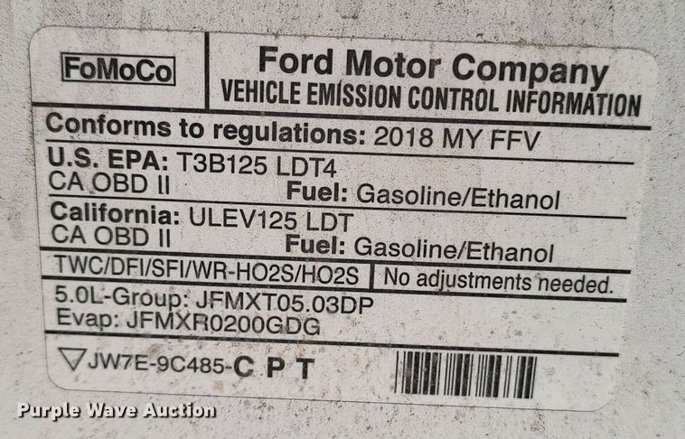 image for item LP9179 2018 Ford F150  SuperCrew pickup truck