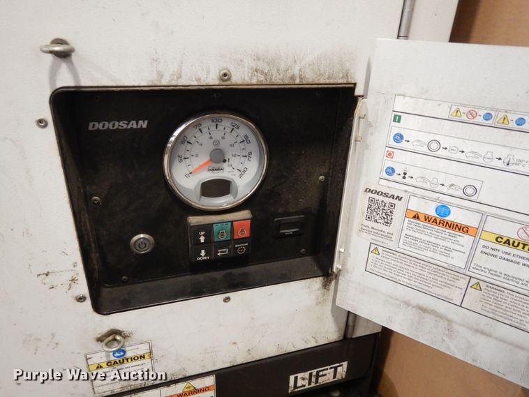 image for item LP9540 2019 Doosan P185WDOU-T4F  air compressor
