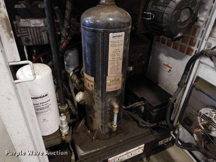 image for item LP9540 2019 Doosan P185WDOU-T4F  air compressor