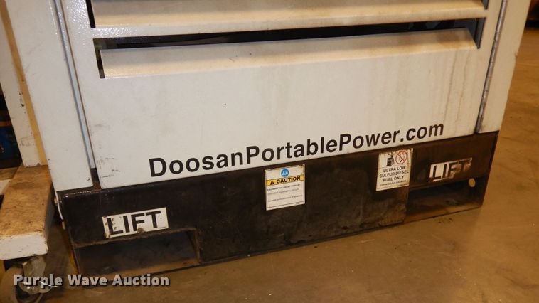 image for item LP9540 2019 Doosan P185WDOU-T4F  air compressor