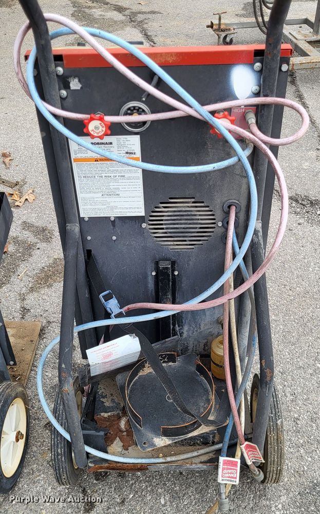 image for item LR9150 (2) Robinair refrigerant recovery machines