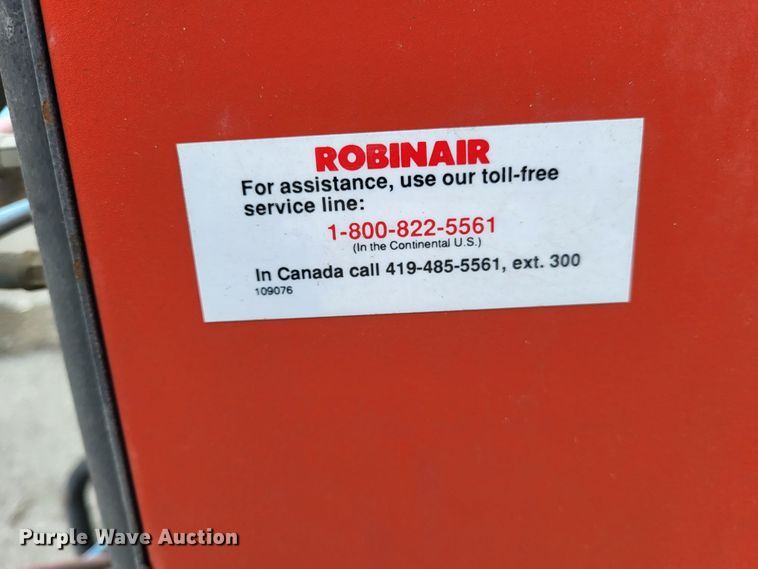 image for item LR9150 (2) Robinair refrigerant recovery machines