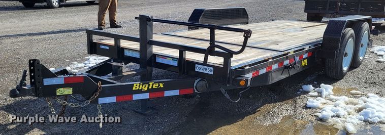 image for item LR9155 2014 Big Tex 14TL-20BK  tilt deck equipment trailer