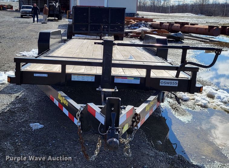 image for item LR9155 2014 Big Tex 14TL-20BK  tilt deck equipment trailer