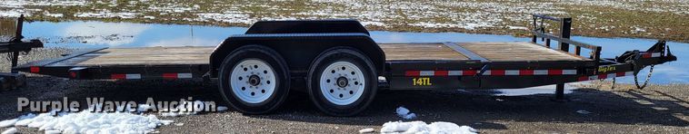 image for item LR9155 2014 Big Tex 14TL-20BK  tilt deck equipment trailer
