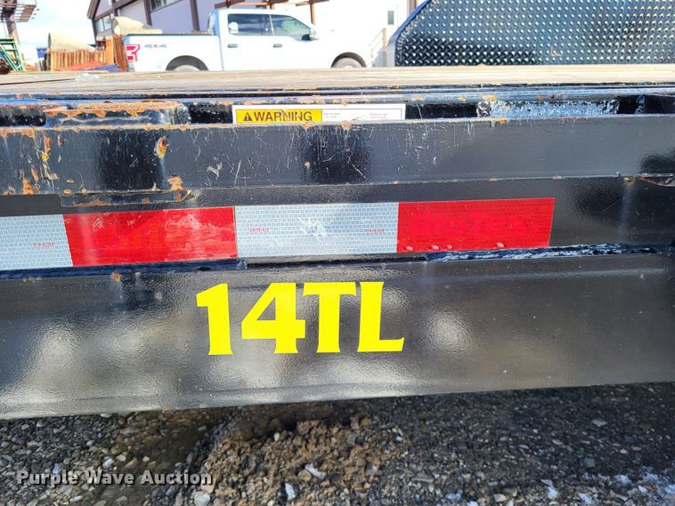 image for item LR9155 2014 Big Tex 14TL-20BK  tilt deck equipment trailer