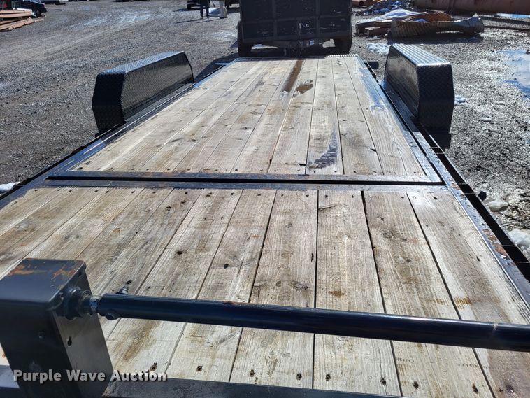 image for item LR9155 2014 Big Tex 14TL-20BK  tilt deck equipment trailer