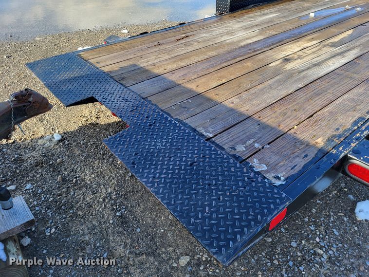 image for item LR9155 2014 Big Tex 14TL-20BK  tilt deck equipment trailer