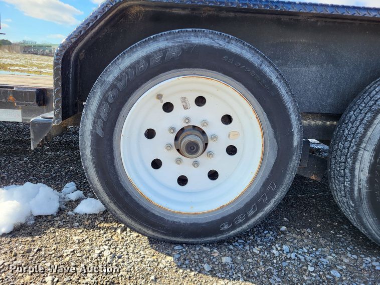 image for item LR9155 2014 Big Tex 14TL-20BK  tilt deck equipment trailer