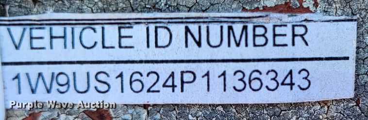 image for item LR9157 1993 Interstate  utility trailer