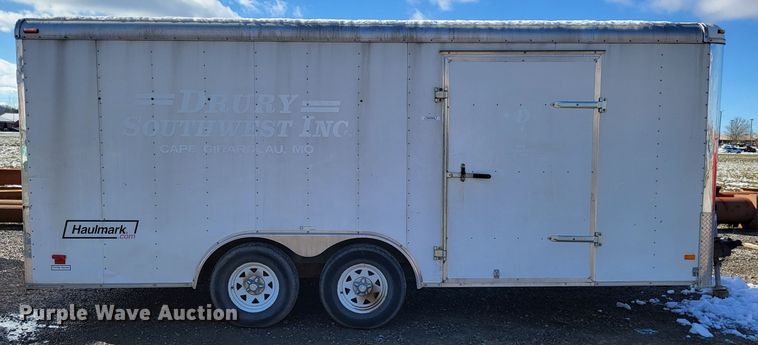 image for item LR9158 2006 Haulmark TH85X18WT2  enclosed cargo trailer