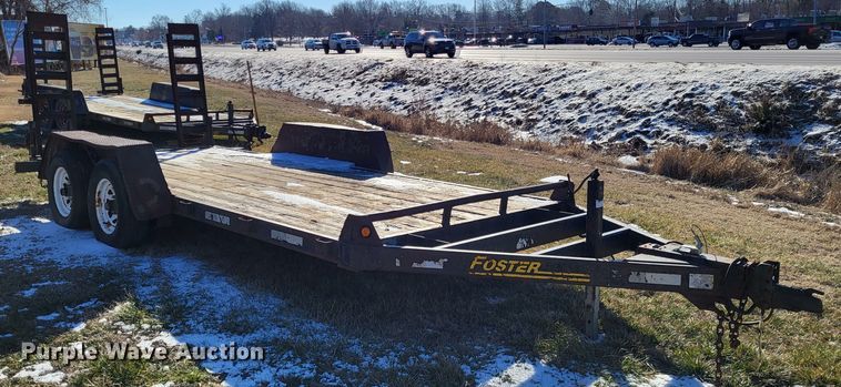 image for item LR9164 2002 Foster Bass 1612  equipment trailer