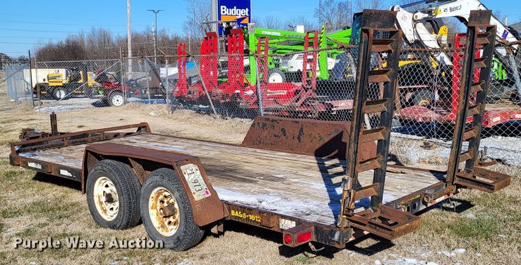 image for item LR9164 2002 Foster Bass 1612  equipment trailer