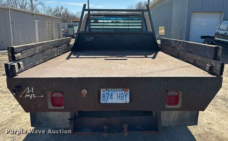 image for item LT9384 1986 Ford F350  flatbed pickup truck