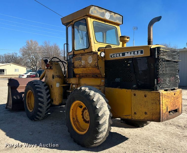 image for item LT9386 John Deere 646A  wheel loader