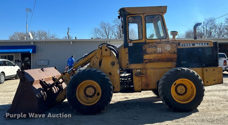 image for item LT9386 John Deere 646A  wheel loader