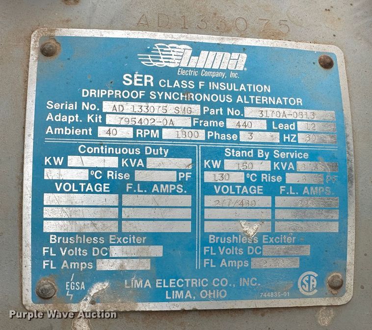 image for item LT9426 Shop built  generator